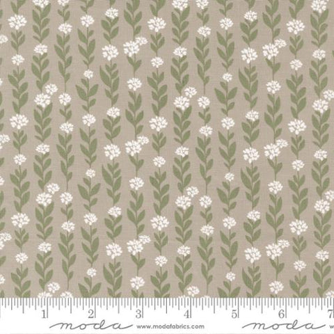 "Country Rose"-Climbing Vine Taupe by Lella Boutique for Moda