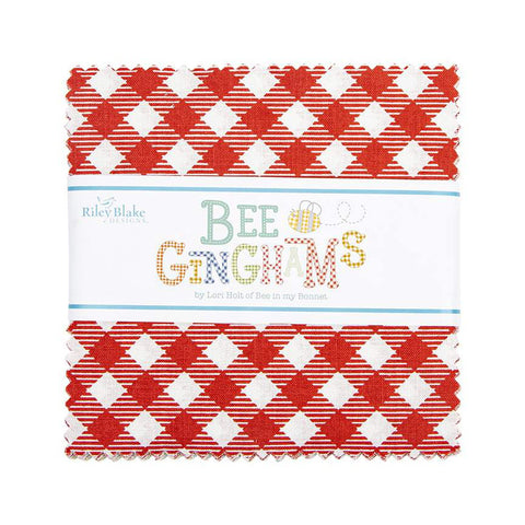 "Bee Ginghams" 5 inch Stacker 42 Pcs. by  Lori Holt of Bee in my Bonnet for Riley Blake