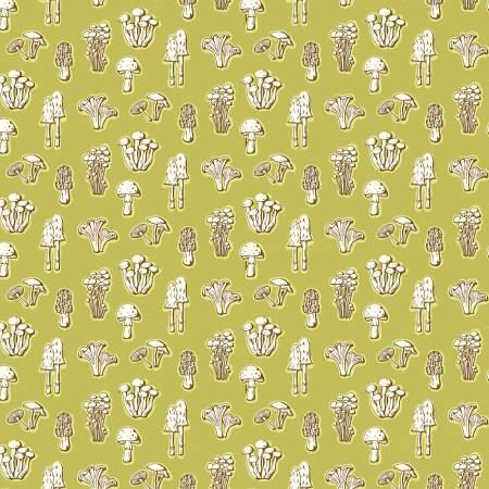 "Summer School"-Sprout Mushrooms by Judy Jarvi for Windham Fabrics