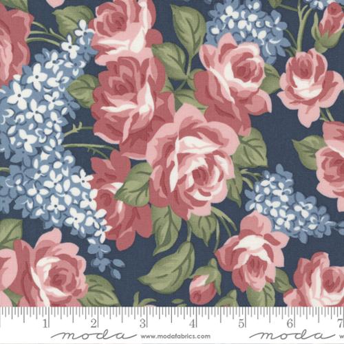 "Sunnyside"-Rosy Navy by Camille Roskelley for Moda