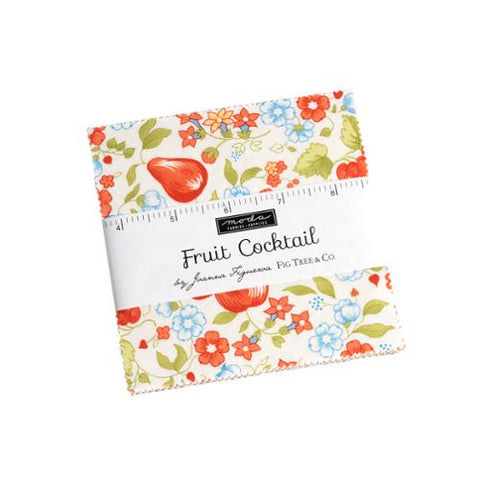 "Fruit Cocktail" Charm Pack 5" x 5" 42pcs by Fig Tree Quilts
