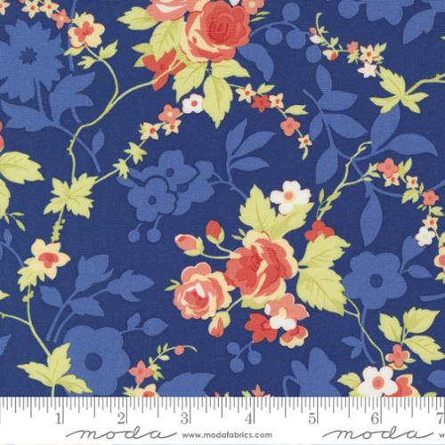 "Fruit Cocktail"-Boysenberry Summer Floral by Fig Tree Quilts for Moda
