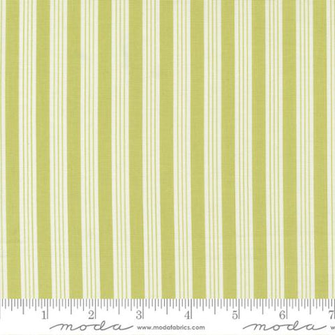 "Fruit Cocktail"-Apple Ticking Stripe by Fig Tree Quilts for Moda