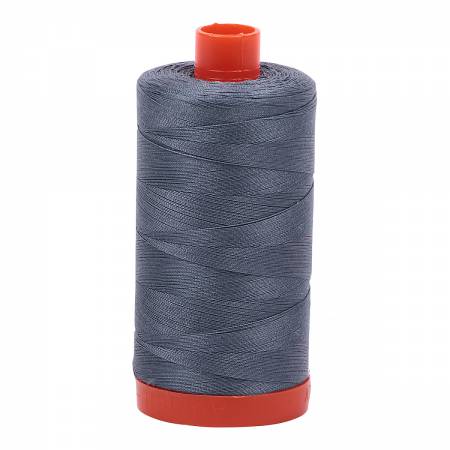 Aurifil Mako Cotton Thread Solid 50wt 1422yds Dark Grey