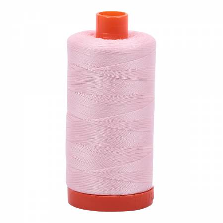 Aurifil Mako Cotton Thread Solid 50wt 1422yds Pale Pink