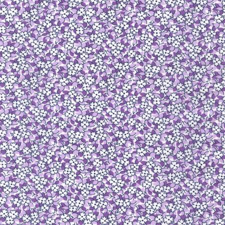 "Baskets of Blooms"- Flowers Lavender 1930s by Darlene Zimmerman