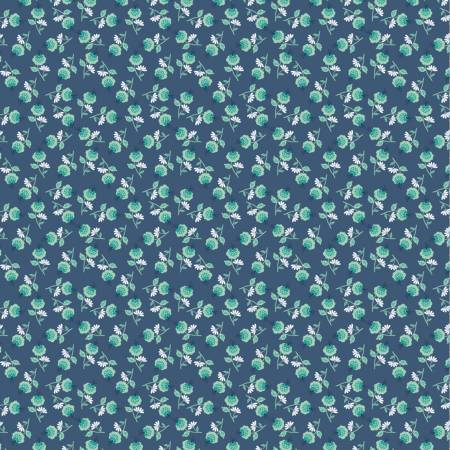 "Betsy's Sewing Kit"-Blue Darling Daisy by Poppie Cotton