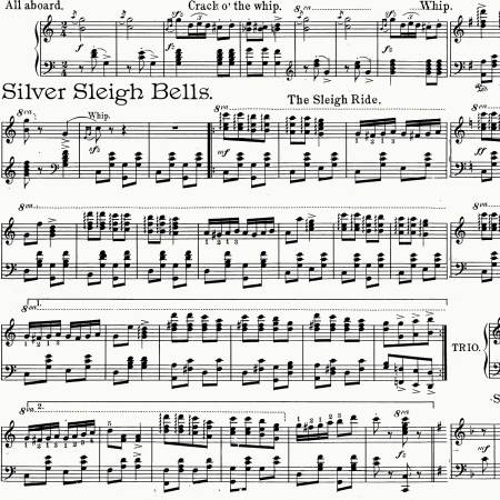 "All About Christmas" Christmas Sheet Music White from Janet Wecker-Frisch for Riley Blake