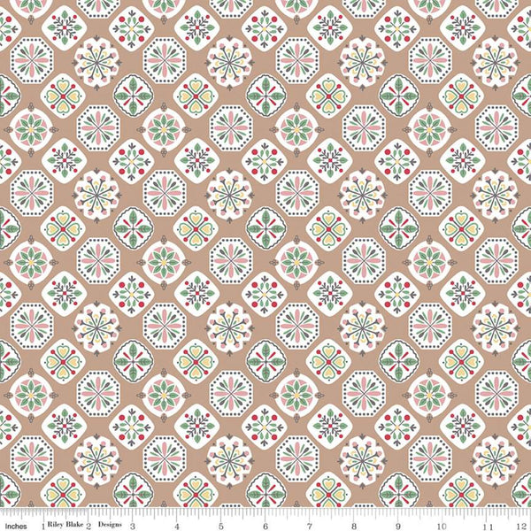 "Stitch"- Applique Nutmeg by Lori Holt of Bee in My Bonnet for Riley Blake