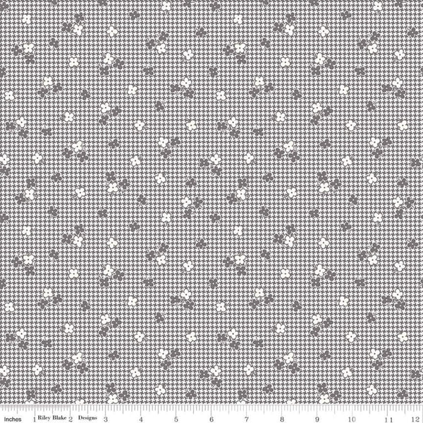 "Stitch"- Houndstooth Steel by Lori Holt of Bee in My Bonnet for Riley Blake