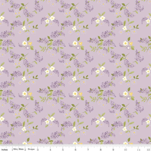 "Adel in Spring"- Lilacs Lilac by Sandy Gervais for Riley Blake Designs