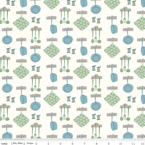 "Cook Book"-  Dinner Cottage by Lori Holt of Bee in My Bonnet for Riley Blake