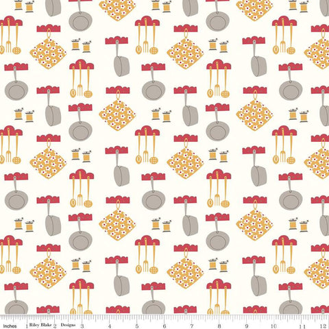 "Cook Book"-  Dinner Daisy by Lori Holt of Bee in My Bonnet for Riley Blake