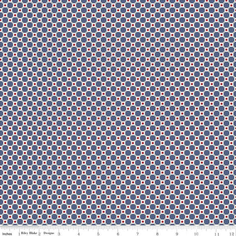 "Cook Book"- Kitchen Tile Denim by Lori Holt of Bee in My Bonnet for Riley Blake