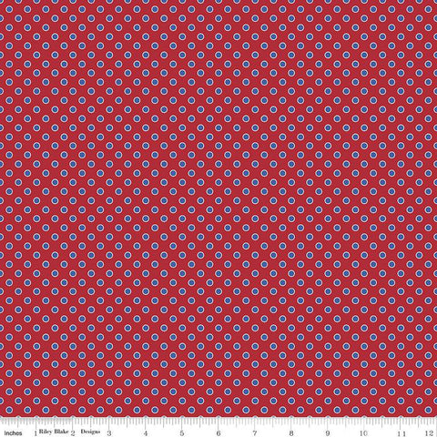 "Picadilly"-Dots Red by Amanda Castor for Riley Blake