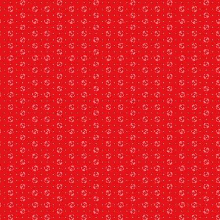 "Basin Feedsacks"-Dots Red by Stacy West of Buttermilk Basin Co. for Riley Blake Designs