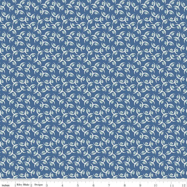 "Prairie"-  Memories Denim by Lori Holt of Bee in My Bonnet for Riley Blake