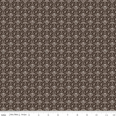 "Calico"-Wallpaper Raisin by Lori Holt of Bee in My Bonnet for Riley Blake