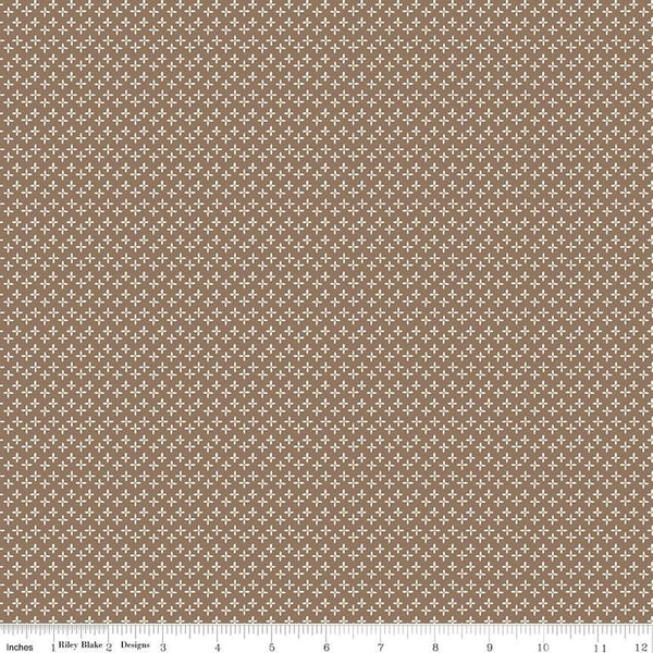 "Calico"- Daisy Chestnut by Lori Holt of Bee in My Bonnet for Riley Blake