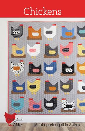 Chickens quilt pattern by Allison Harris