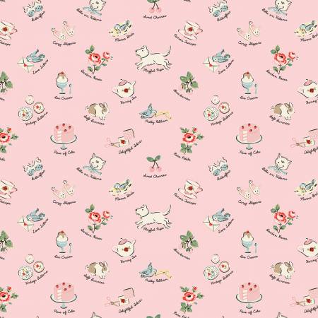 "My Favorite Things"-Favorite Things Pink by Poppie Cotton