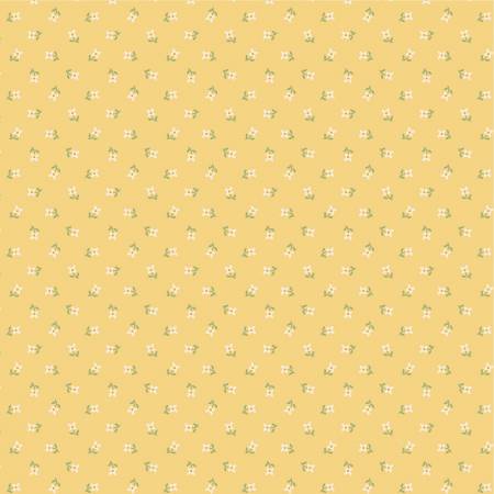 "My Favorite Things"-Yellow Vintage Apron by Poppie Cotton