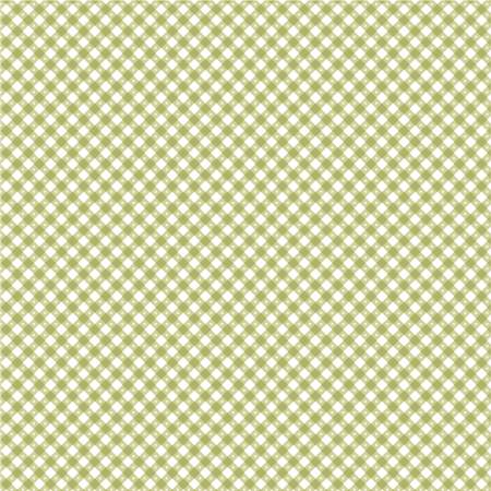 "Farmhouse Favorites"-Green Gingham Picnic by Poppie Cotton