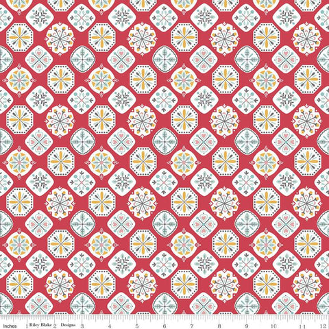 "My Happy Place Home Décor "-Applique Cayenne by Lori Holt of Bee in my Bonnet for Riley Blake