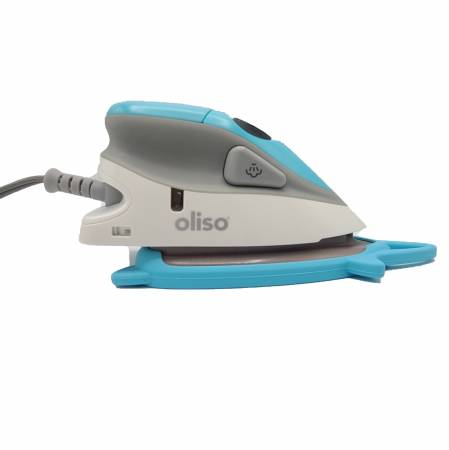 Oliso Mini Iron Turquoise With Trivet