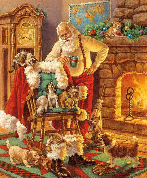 "A Classic Christmas" Santa & Friends Panel for Riley Blake