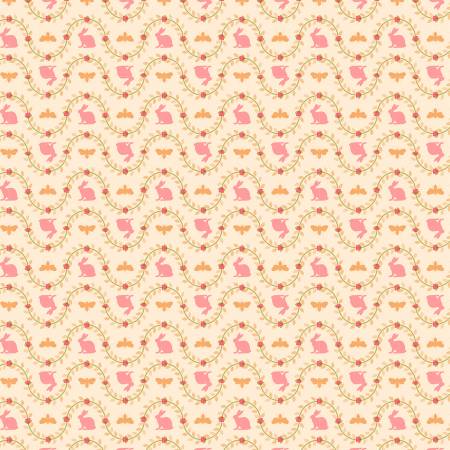 "Poppies Patchwork Club"-Cream Benjamin by Poppie Cotton