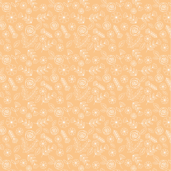 "HOPSCOTCH AND FRECKLES"-Pickin Posies Yellow by Poppie Cotton
