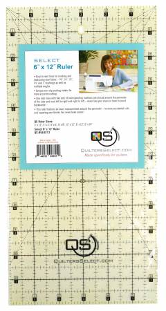Quilter's Select Non-Slip Ruler 6in x 12in