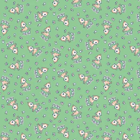 "Everything But The Kitchen Sink 16"-Green Apple Frolic In The Meadow by RJR