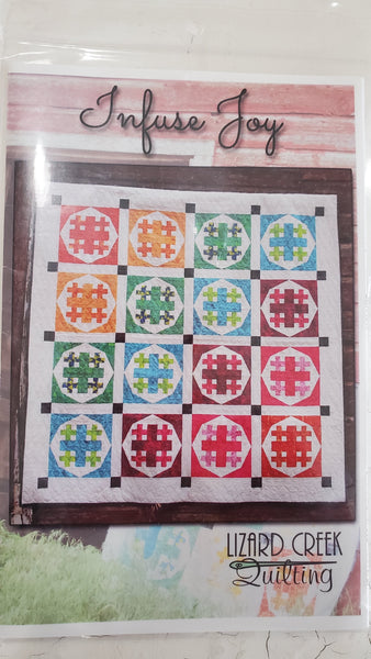 Infuse Joy Quilt Pattern by Lizard Creek Quilting