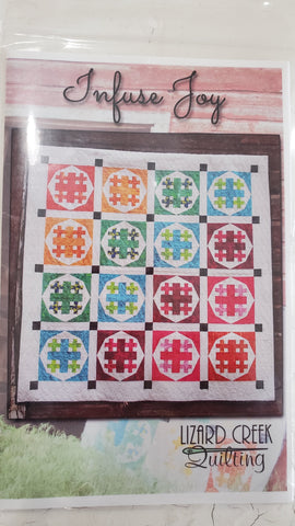Infuse Joy Quilt Pattern by Lizard Creek Quilting