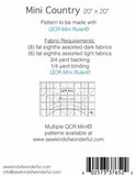 Mini Country Quilt Pattern By Sew Kind of Wonderful