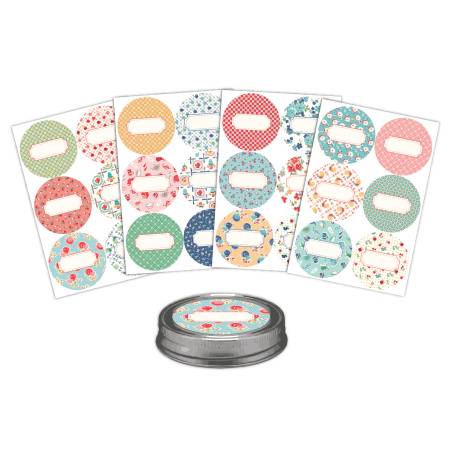 Lori Holt Cookbook Canning Jar Labels