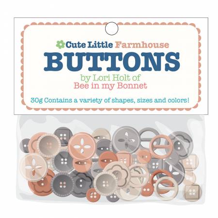 "Cute Little Buttons" Farmhouse Assortment by Lori Holt of Bee in My Bonnet