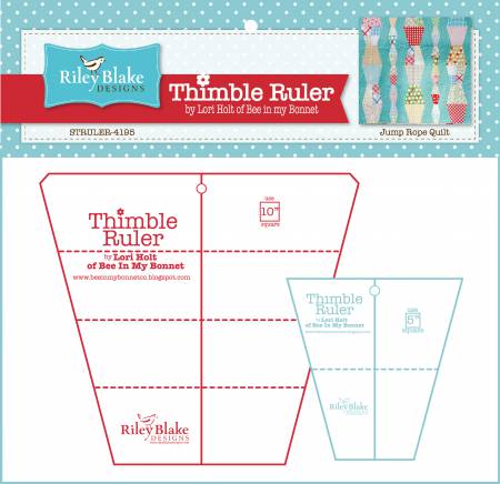 Lori Holt Thimble Rulers With 10in and 5in Sizes
