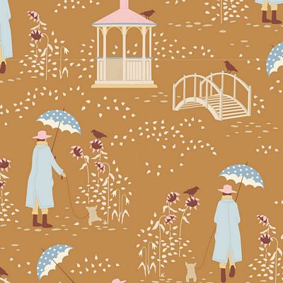 "Windy Days"-Windy Walk Camel by Tone Finnanger for Tilda