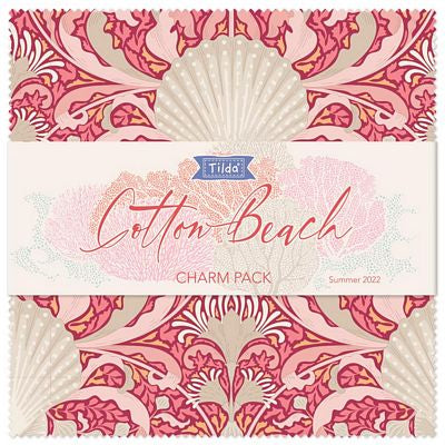 "Cotton Beach"-Tilda Charm Pack Multi-40pcs