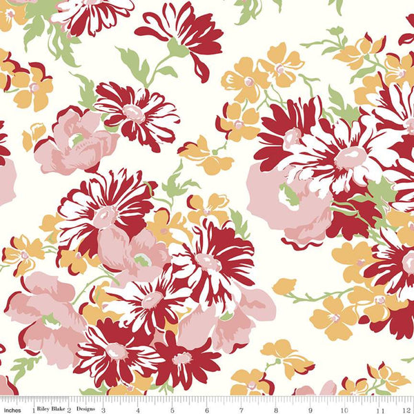 "Cook Book"- Daisy 108in Wideback