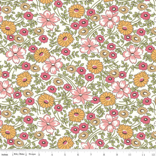 "Prairie"- Flower Pink 108in Wideback