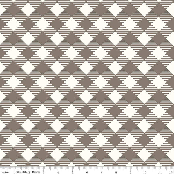 "Bee Ginghams"- Pebble 108in Wideback