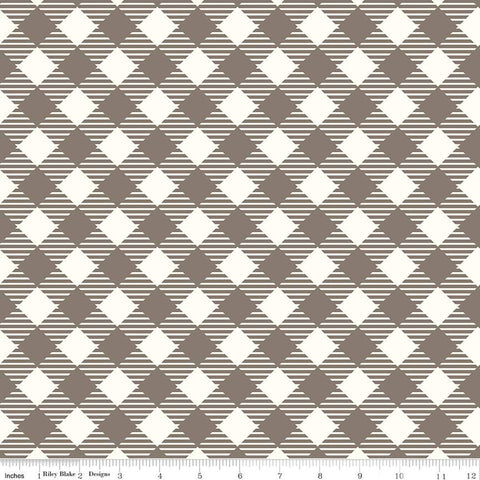"Bee Ginghams"- Pebble 108in Wideback