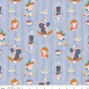 "Neverland" Darling Wall Purple by Jill Howarth for Riley Blake